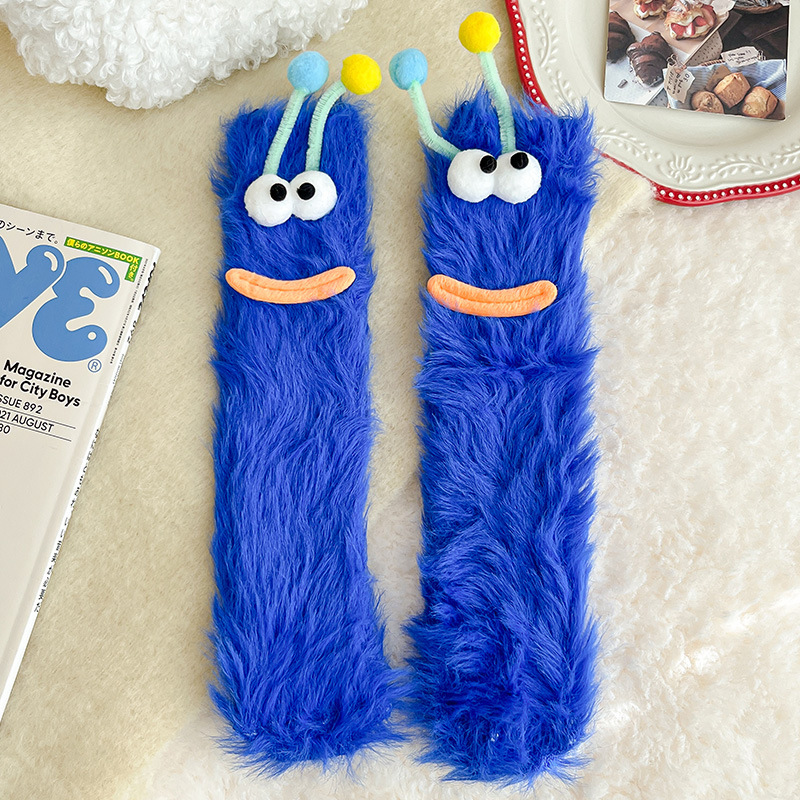 Chenille bleue