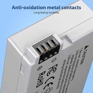 佳能<span class=keywords><strong>EOS</strong></span> 650D 600D 550D相机电池组的Powerextra 7.4V 1900毫安时锂离子LP-E8充电电池更换