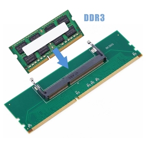 Laptop Die Adapter karte 200 Pin DDR3 SO-DIMM auf Desktop 240 Pin DIMM Professional Praktischer DDR3-Speicher-RAM-Anschlussadapter