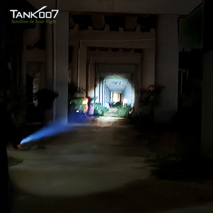 Tank007 kz02 không thấm nước LED đèn pin có thể sạc lại tự vệ High Power Torch ánh sáng tầm xa Zoomable linternas - Product Image 4