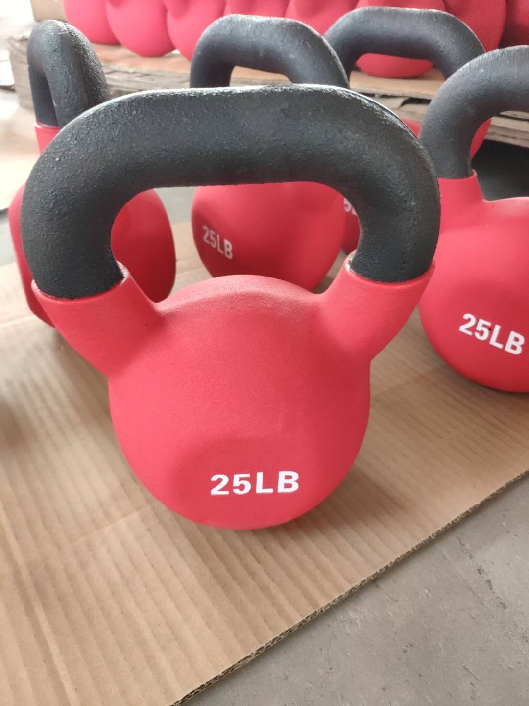 Formation faite sur commande Kettlebell 20kg Pesas Rusas de force de forme physique de maison de fonte 7