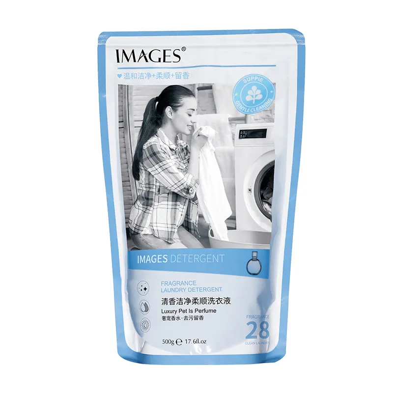 Immagini liquido detergente per bucato personalizzato ad alte prestazioni per lavare i vestiti