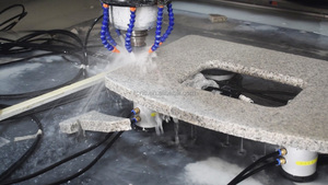 LT-3015 de maquinaria de piedra multifuncional, enrutador Cnc de 5 ejes, sierra de puente, granito, mármol, máquina de corte de piedra con fresado - Product Image 6