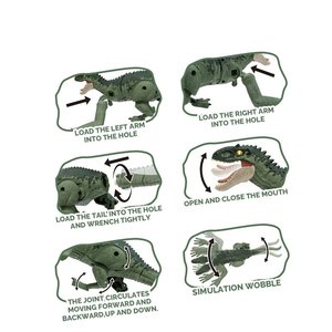 <strong>New</strong> Arrived 5 Channel Small Velociraptor Spinosaurus D-Rex Dilophosaurus Model <strong>Toy</strong> Walking <strong>Rc</strong> Dinosaur <strong>Toy</strong> with Light, - Product Image 4