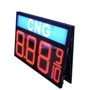El uzaktan veya tcp/ip RJ45 led benzin istasyonu fiyat kurulu ile 12 inç 16 inç Led benzin fiyatı tabelası - Product Image 1