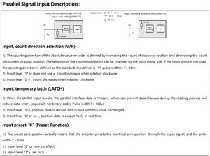シングルターンパラレルグレーコードとバイナリコードAbsolute Industrial Rotary Encoder - Product Image 5