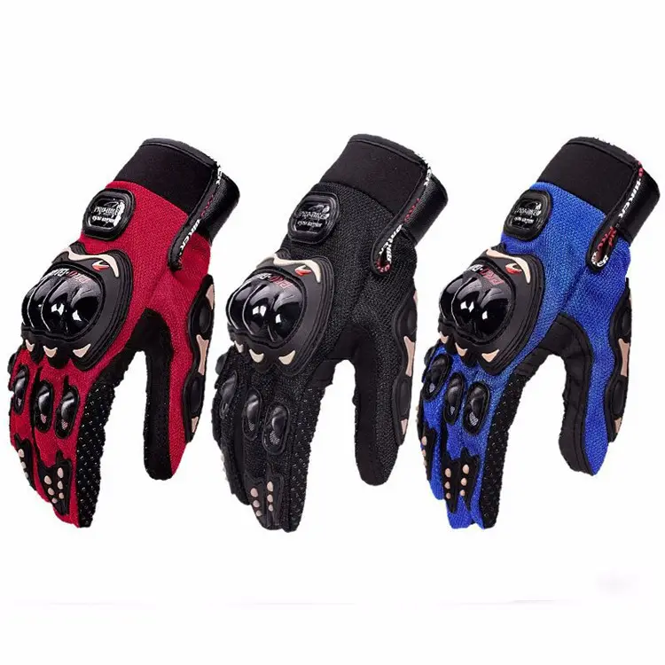 Hot Sales Durable Windproof full finger Protective Anti-Slip Motorcycle Cycling Gloves for Men and Women
