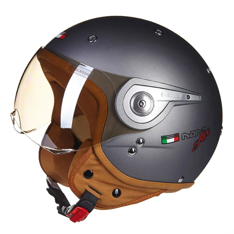 Высококачественный Фабричный полушлем CQJB, электрический мотоциклетный шлем, индивидуальный винтажный шлем 110A