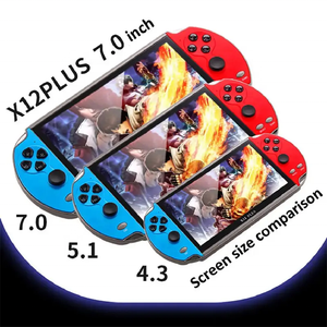 Spupport TFカードポータブルゲームプレーヤー16GB 7インチHDディスプレイカラースクリーンポータブルワイヤレスコントローラーダブルプレーヤーゲームスティック - Product Image 2