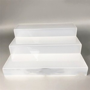 Wholesale Acrylic Countertop <strong>Step</strong> <strong>Display</strong> Stands Riser <strong>with</strong> 3 Tier <strong>counter</strong> <strong>display</strong> stand supermarket shelf <strong>display</strong> rack - Product Image 2