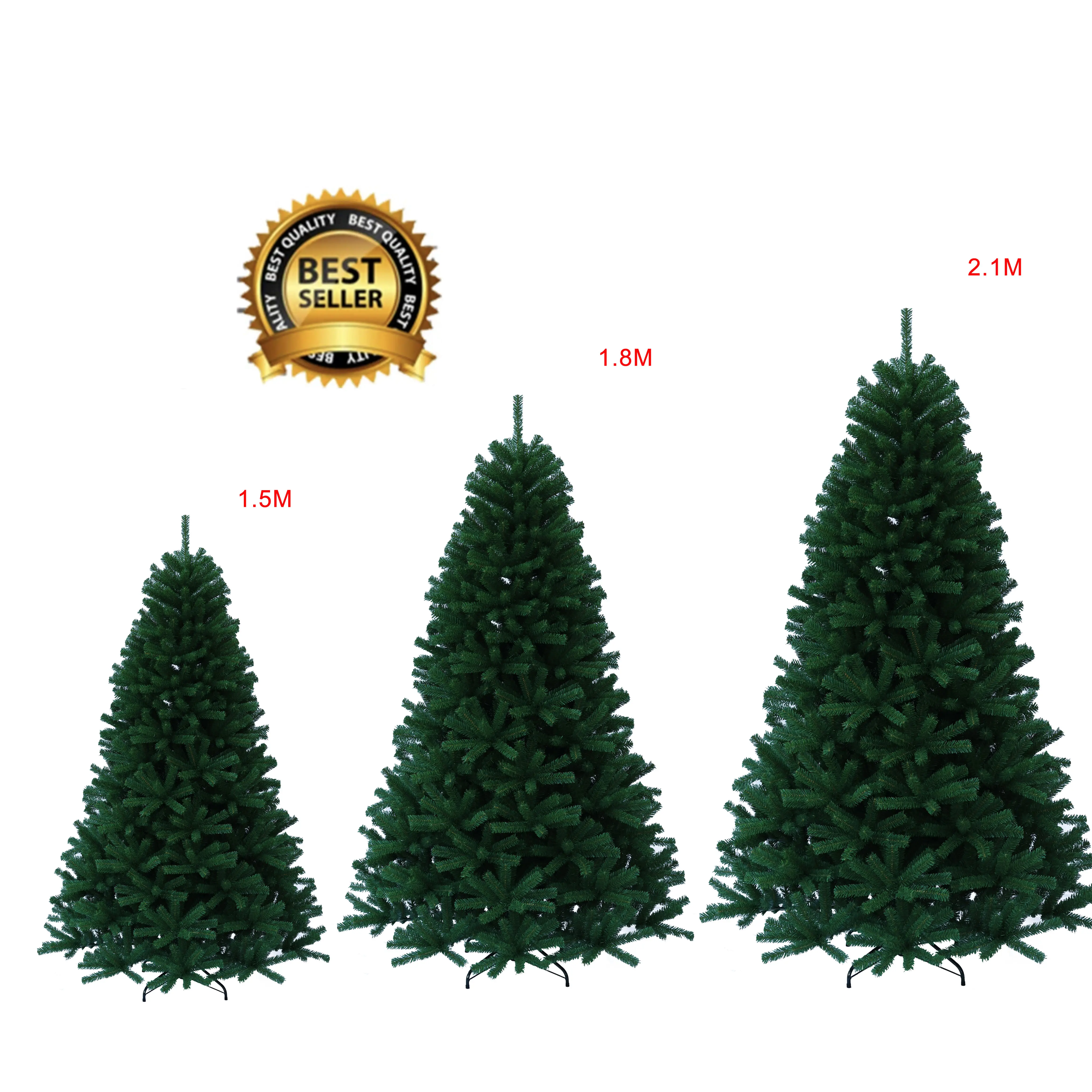 Gran oferta, árbol de Navidad artificial de 6 pies, decoración de alta calidad para la temporada navideña