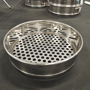 18 inch 304 thép không gỉ kiểm tra sàng phòng thí nghiệm sàng cho đáng tin cậy sàng phân tích - Product Image 3