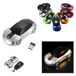 2.4GHz USBインターフェースワイヤレス光学車用マウス工場販売LEDバックライト3Dカラフルな車の形PC & ノートパソコン用 - Product Image 5