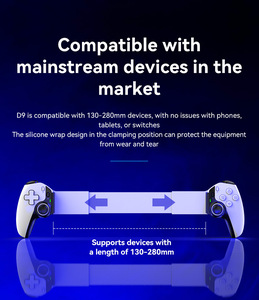 手机拉伸游戏控制器D9无线蓝牙平板电脑开关/PS3/PS4双霍尔体感控制器 - Product Image 6