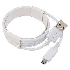 สายชาร์จ V8สายเคเบิล Micro USB สีขาว1M,สายชาร์จเร็วซิงค์ข้อมูล5Pin สำหรับโทรศัพท์มือถือ Android - Product Image 5