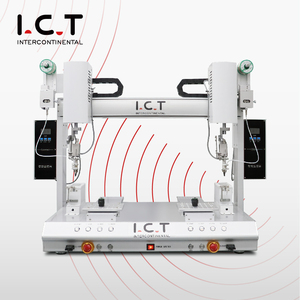 Паяльная станция для печатных плат ICT859, высокое качество, низкая цена, автоматическая настольная быстрая паяльная роботизированная машина Xyz с 3/4/5 осями