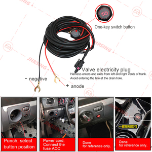 Exhaust Pipe Electric Valve Drum Button Switch Exhaust System <strong>Control</strong> Muffler Sport Sound Stainless <strong>Variable</strong> Silencer Universal - Product Image 3