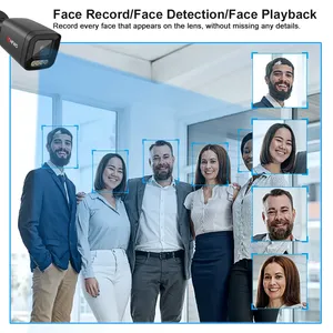 <span class=keywords><strong>4K</strong></span> 8MP <span class=keywords><strong>Ip</strong></span> Xmeye Poe kamera güvenlik Cctv sistemi açık ev yüz algılama tek yönlü ses 8Mp gözetim kamera - Product Image 3