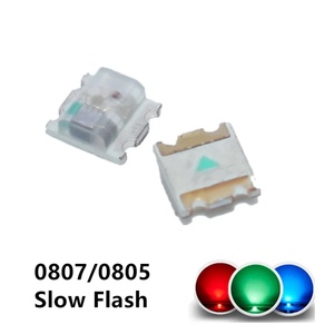 50pcs 0805 RGB bunt 2,0*1,8*0,8mm Multi color Flicker 0807 RGB Diode LED-Lampen Blinkt langsam/schnell blinkt mit IC - Product Image 3