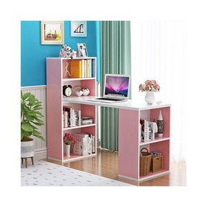 Mobili per ufficio H Forma Scrivania Del Computer Da Tavolo Con di Stoccaggio Scaffale Design - Product Image 5