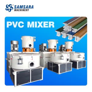 高速自動SRL-Z 300/600 PVCプラスチックミキサー機ステンレス鋼高性能PLC最適性能 - Product Image 1