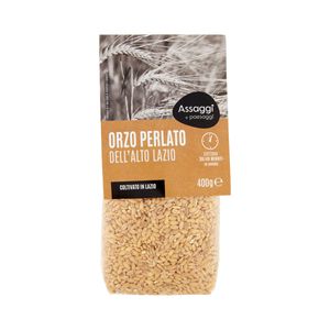 Orge perlé italienne de qualité supérieure-Paquet de 400g d'orge de qualité gastronomique-Parfait pour des recettes saines et nutritives avec style - Product Image 1