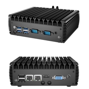 CAIXUNIPC Mini Pc Core I5 4200U 5200U sin ventilador Industrial Dual Lan 6USB 2LAN pantalla resistente computadora Linux Iot integrada - Product Image 3