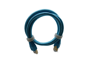 ODM mavi tel 24AWG kategori 7 ağ bilgisayar için bakır kablo BC Lan Ethernet kablosu dört bükülmüş çift - Product Image 3