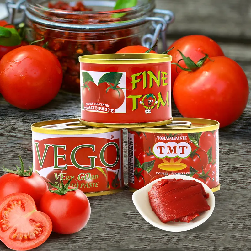 डबल पास्ता डे tomate डबल ध्यान केंद्रित 210g 400g 2.2kg टमाटर का पेस्ट