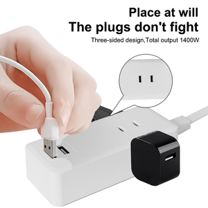Universal Power Strip With 6 Port and 3 <strong>Usb</strong> Ports Grounding Extension Cord <strong>Socket</strong> Adapter