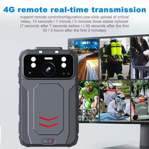 Wifi Bluetooth ve gece görüş Video kayıt kamera ile çıkarılabilir görsel yüksek performanslı 4G vücut kamerası - Product Image 3