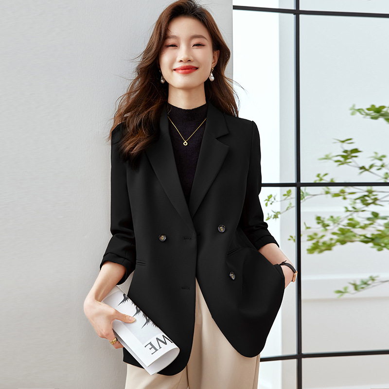 black suit