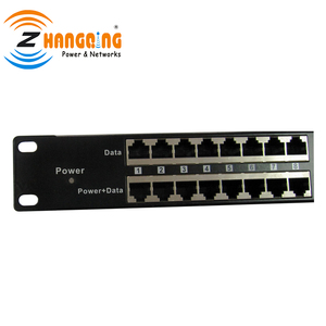 24 Cổng Rack Mount 100 Mbps RJ45 1U Mạng Ethernet Patch Bảng Điều Khiển POE Thụ Động - Product Image 4