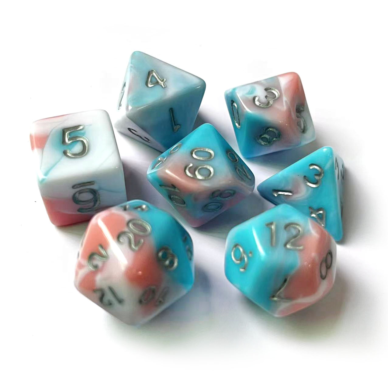 6 rosa azul