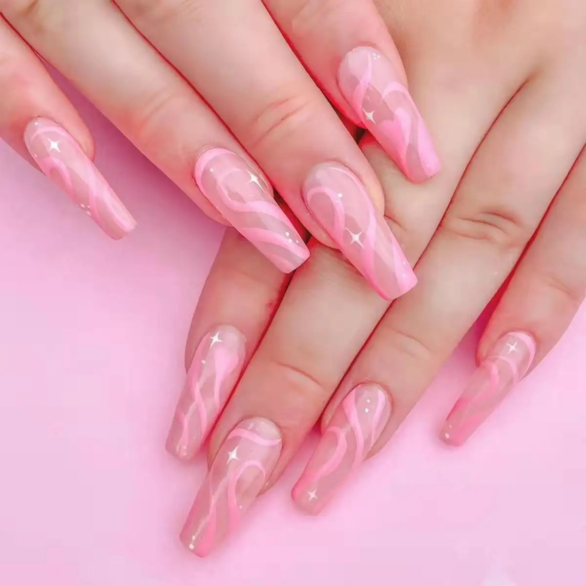 Peinture à la main gel best-seller belle presse de luxe personnalisée à la main sur les ongles vente en gros