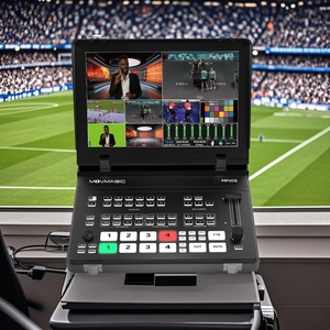 5-CH HD MI Live-Produktions umschalter mit PTZ-Kameras teuerung-Streaming mit mehreren Kameras, Video Mixer Switcher Live-Übertragung