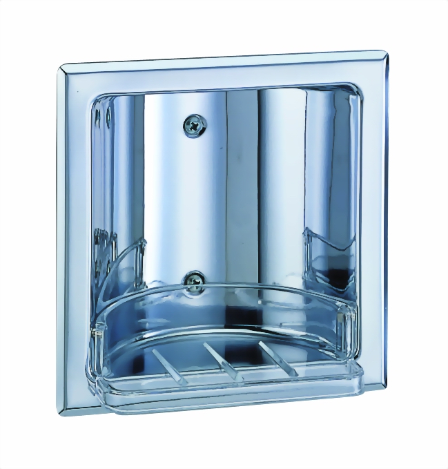 recessed soap holder