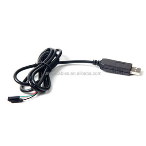 PL2303สาย USB to TTL Serial พร้อมขั้วต่อส่วนหัวขาตัวผู้และตัวเมีย4ขาสายดีบักสำหรับราสเบอร์รี่ Pi - Product Image 5
