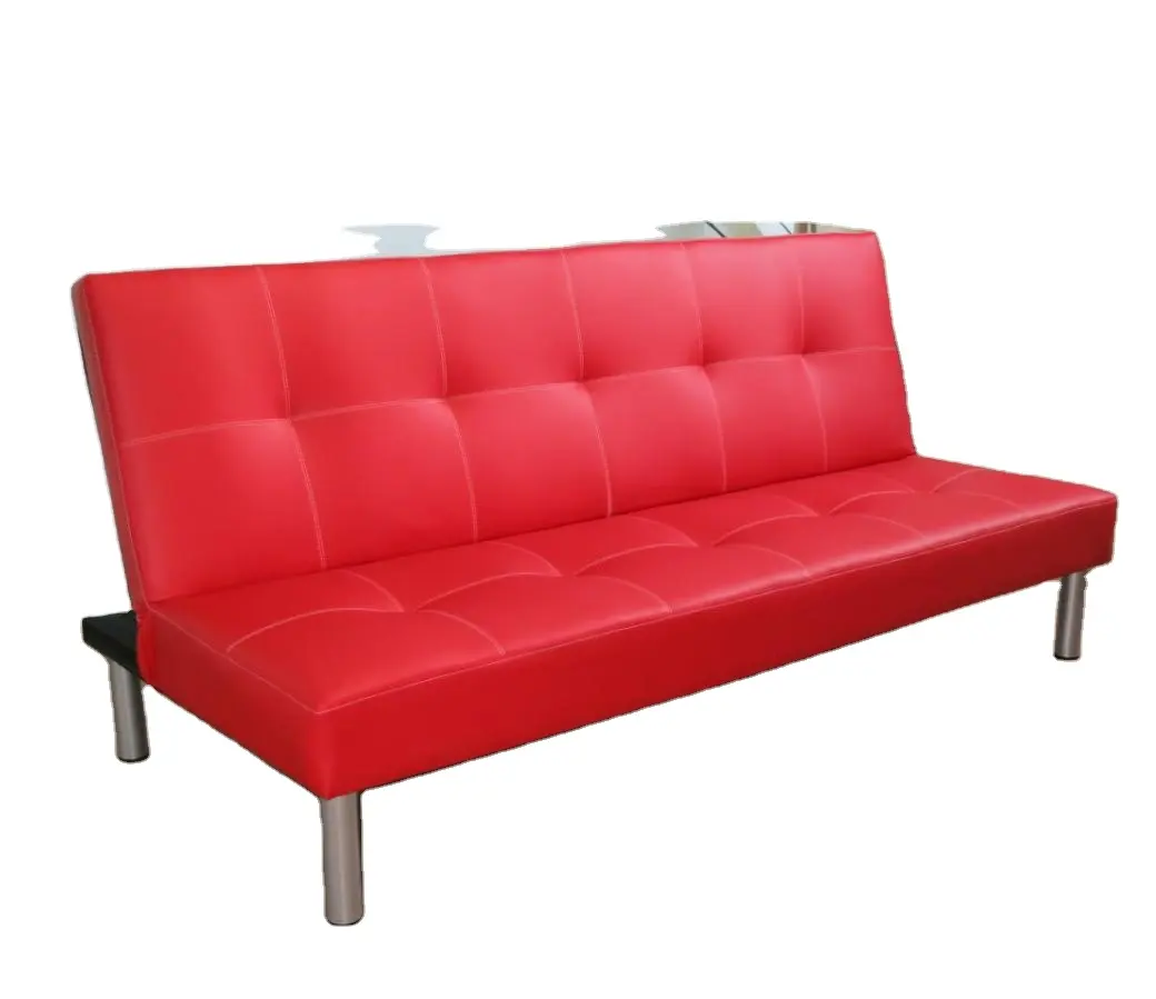 Mobili per la casa semplice Futon tessuto divano letto cinese fabbrica vendita a buon mercato prezzo Click Clack divano divano e letto disegni