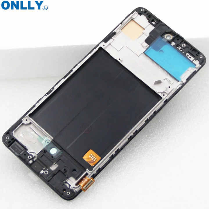 อะไหล่หน้าจอ LCD สำหรับโทรศัพท์มือถือซัมซุง A51จอแสดงผล LCD ของแท้สำหรับซัมซุงกาแล็คซี่ A51 A05 A15 A35 A50หน้าจอ A52