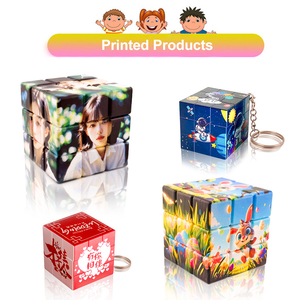 Ý Tưởng Quà Tặng Biểu Tượng Tùy Chỉnh UV In Ấn Trống Ma Thuật Cubes 3X3 Căng Thẳng Cứu Trợ Đồ Chơi Khuyến Mãi Giáo Dục Đồ Chơi Cho Trẻ Em Câu Đố <span class=keywords><strong>Cube</strong></span> - Product Image 5