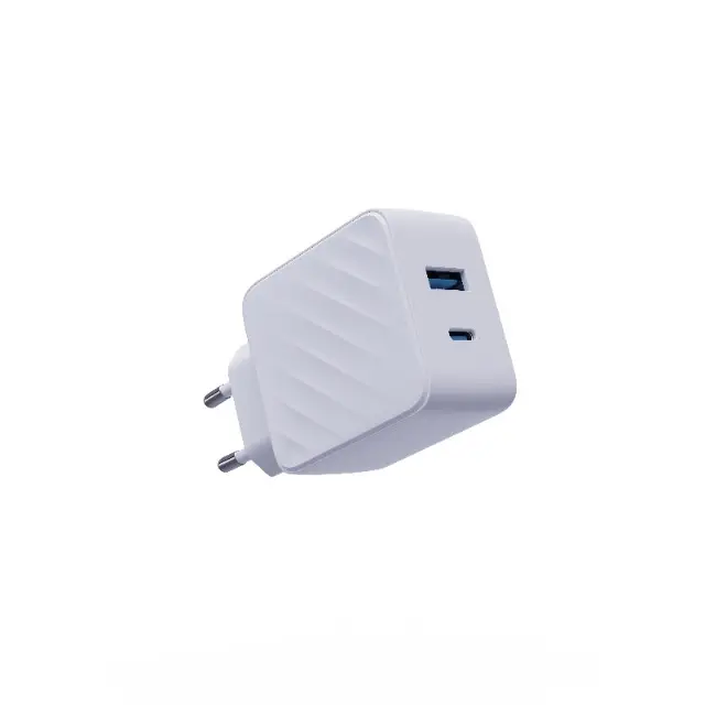 Plugue de parede indiano com porta dupla, carregador rápido tipo C 1 USB a pd de 65 watts para celular iphone Samsung, carregador Gan 65w bis