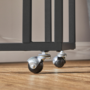 VASAGLE边桌工业乡村金属木边桌客厅卧室c形咖啡边桌 - Product Image 5
