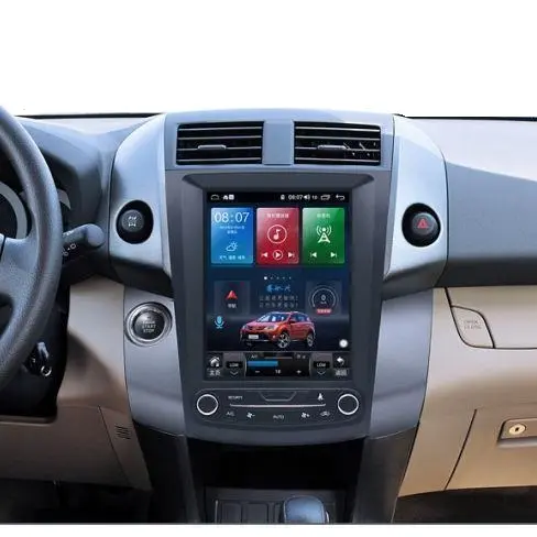 Android 11 Toyota Rav4 2003-2009 Snapdragon 665 Cpu araba radyo araç Dvd oynatıcı Stereo Video Gps navigasyon başkanı ünitesi 12.1