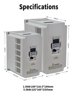 Unidad de frecuencia Variable de 220v, convertidor monofásico de entrada a 3 fases de 380v, inversor de salida, Control de velocidad del Motor VFD - Product Image 2
