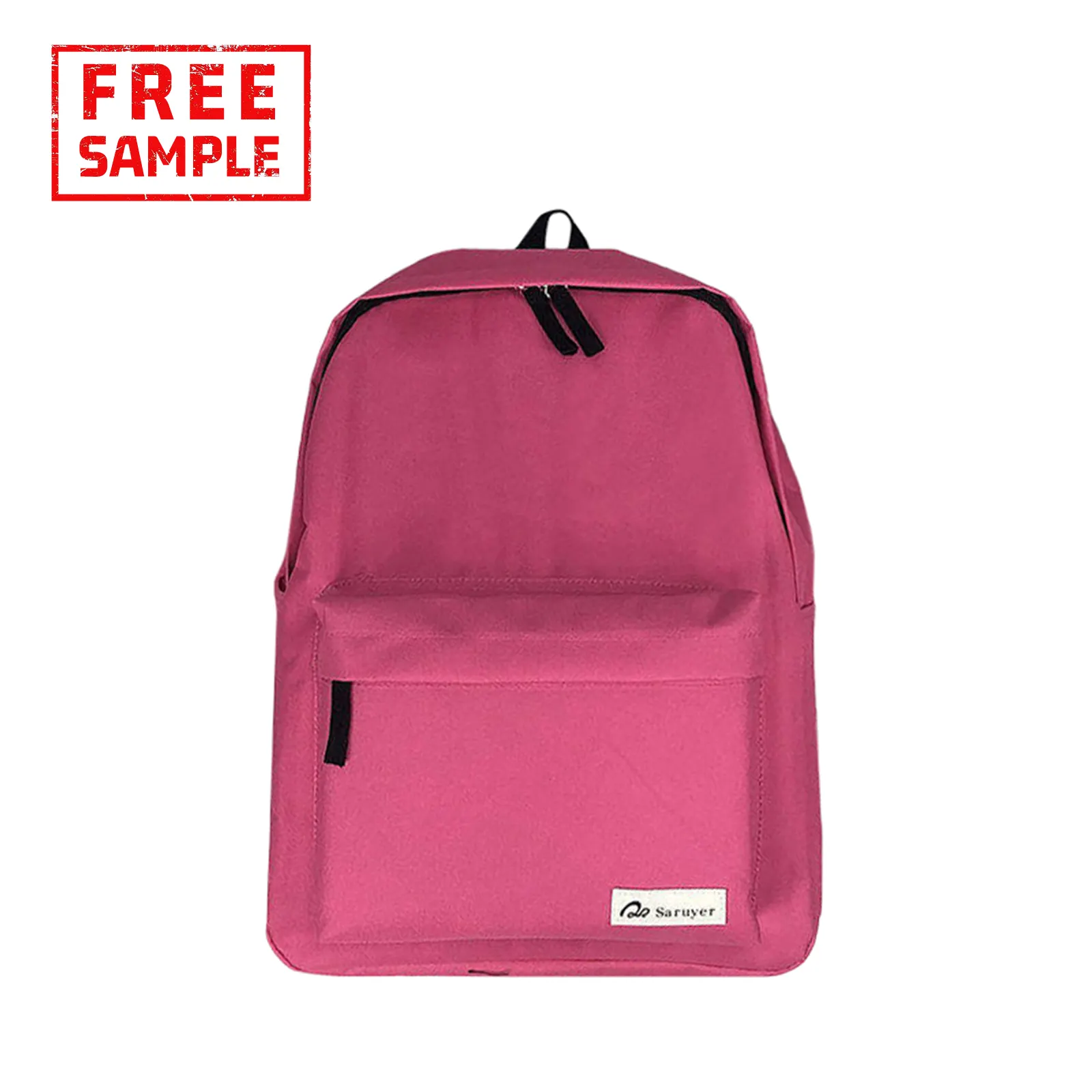 Tas punggung nilon poliester Harga Murah promosi sampel gratis Haslor dan tas ransel sekolah kuliah ransel poliester terbesar