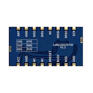 長距離LoRa1262F30 IoTアプリケーション向けの超低消費電力を備えたSX1262 LoRaワイヤレスRFモジュール - Product Image 3