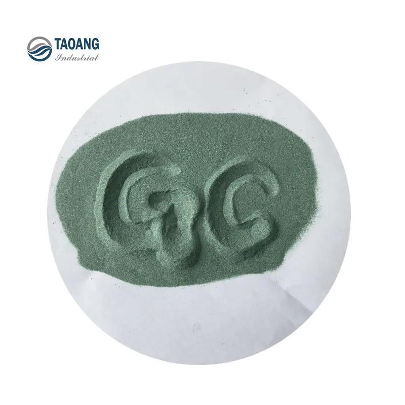 Proceso de modelado de carburo de silicio verde GC Polvo de carburo de silicio para cerámica industrial