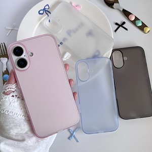 超薄型つや消しTPU携帯電話ケースApple 16に適した15プロ最大アイスミスト無地シンプル保護カバー - Product Image 2