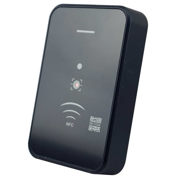 WeChat Mini Program QR code & RFID 13.56MHz WG format ausgang Card reader für tür access control system